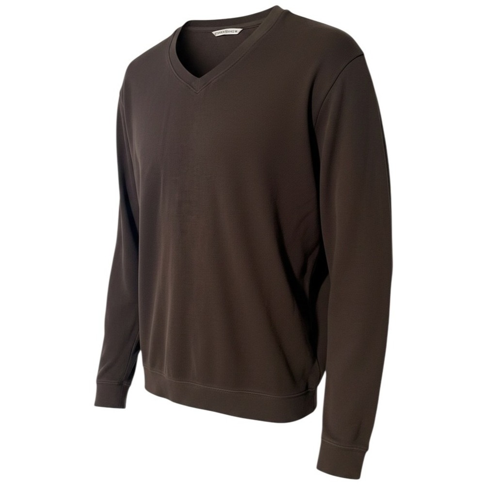Cutter & Buck Large Men's V-Neck Pullover Sweater  100% Pima Cotton Golf